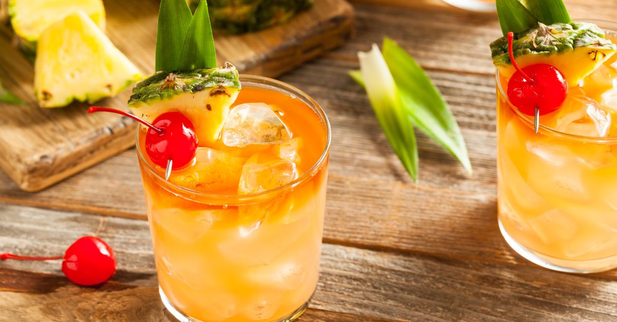 cocktail tropical maitai